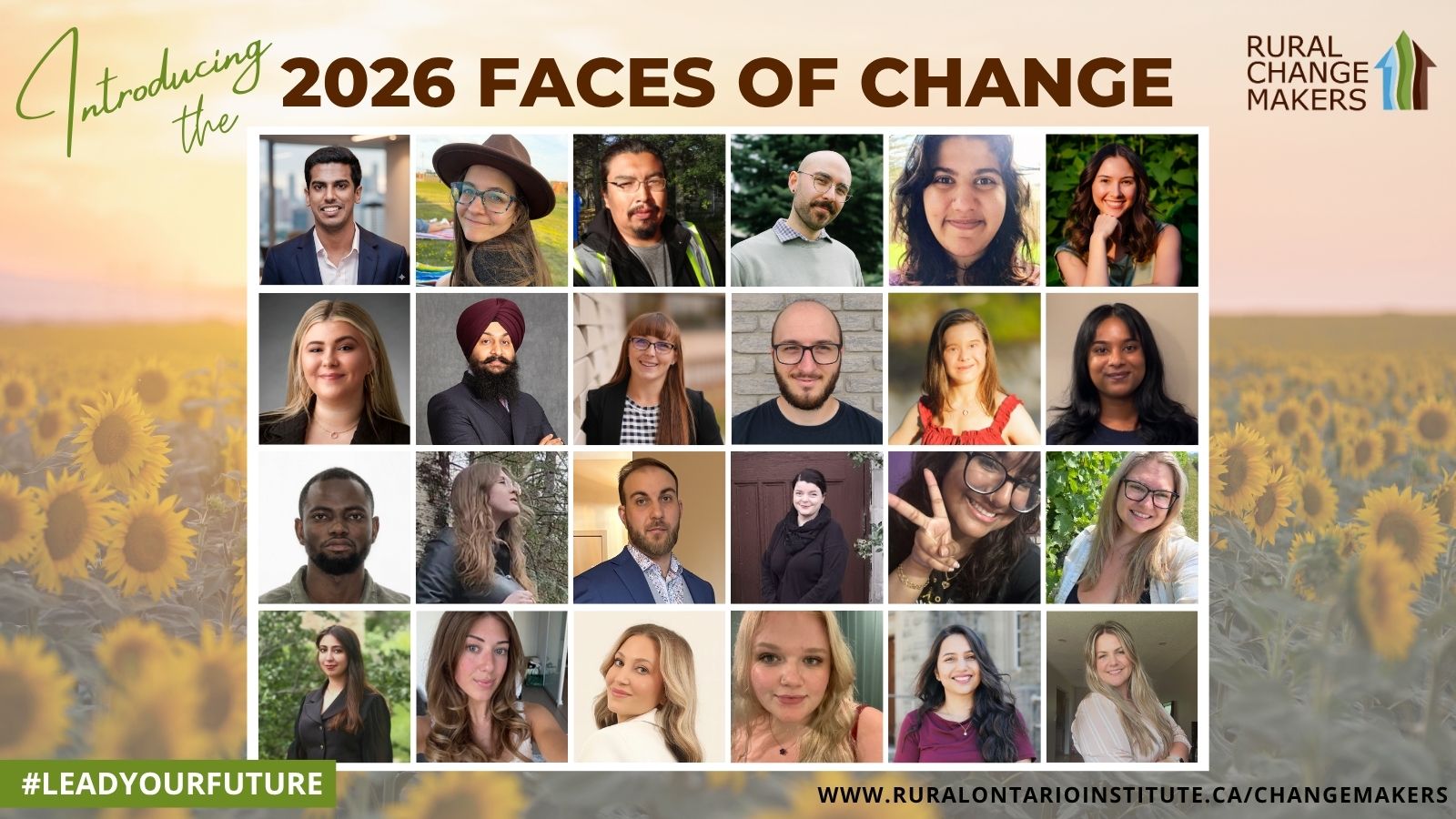 Group photo of the 2026 Rural Change Makers